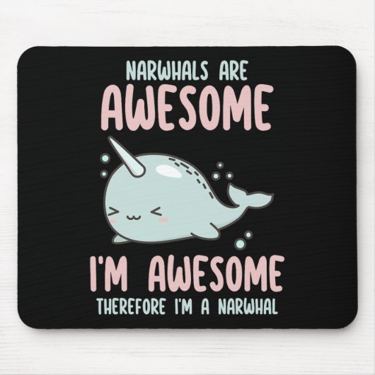 Narwhals sind Phantastisch, ich bin Phantastisch, Mousepad (Vorne)