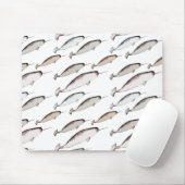 Narwhals Swim - Narwhal Pattern Whale Lover Gesche Mousepad (Mit Mouse)