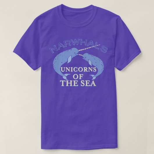 Narwhals Unicorns T-Shirt (Design vorne)