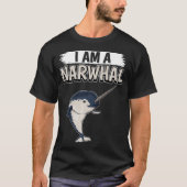 Narwhals Zitat Narwhale I Bin A Narwhal Premium T-Shirt (Vorderseite)
