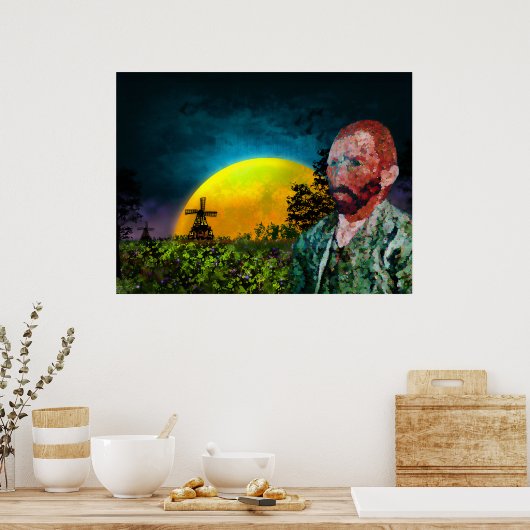 Nary a Star in Sky Poster (Küche)