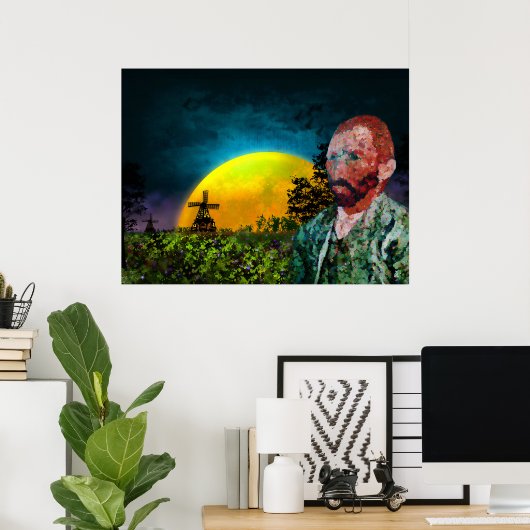 Nary a Star in Sky Poster (Heimbüro)