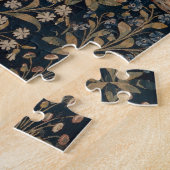 Narziss am Brunnen, mittelalterlicher Teppich Puzzle (Seite)