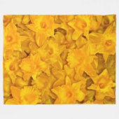 Narziss-Blume Fleecedecke (Vorderseite (Horizontal))