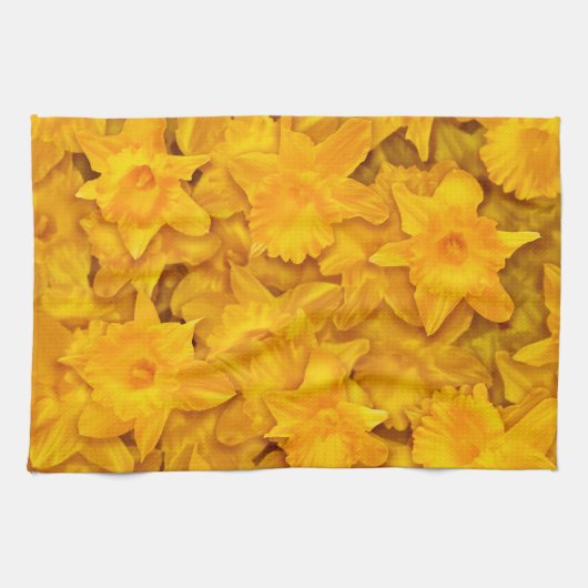 Narziss-Blume Geschirrtuch (Horizontal)