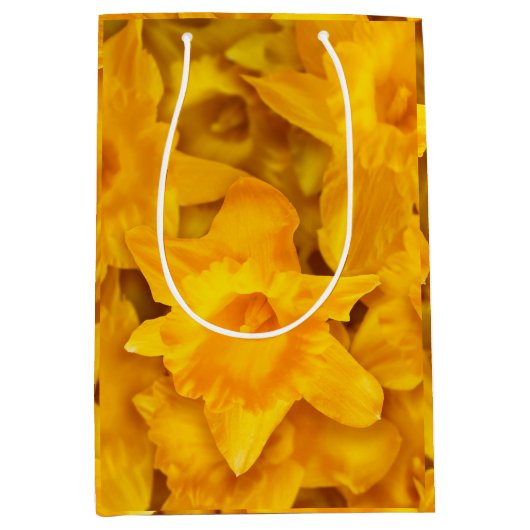 Narziss-Blume Mittlere Geschenktüte (Vorderseite)