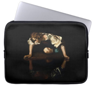 Narziss-Darstellung inspiriert von Caravaggio Laptopschutzhülle