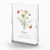 Narziss Geburtsmonatsblume Fotoblock (Rechts)