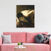 Narziss Leinwanddruck (Insitu (Wohnzimmer))