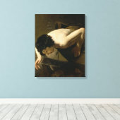 Narziss Leinwanddruck (Insitu (Holzboden))