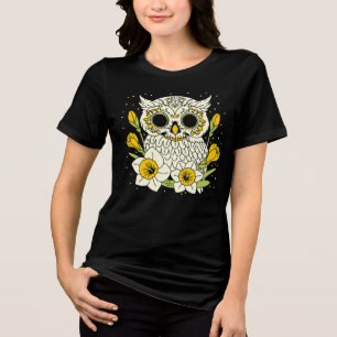 Narziss und Schädel im Dezember Tri-Blend Shirt