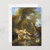 Narzisse, 1728 postkarte (Vorne/Hinten)