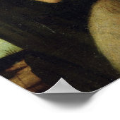 Narzisse am Brunnen Poster (Ecke)