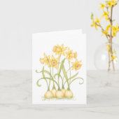 Narzisse - Anmerkungs-Karte Karte (Gelbe Blume)