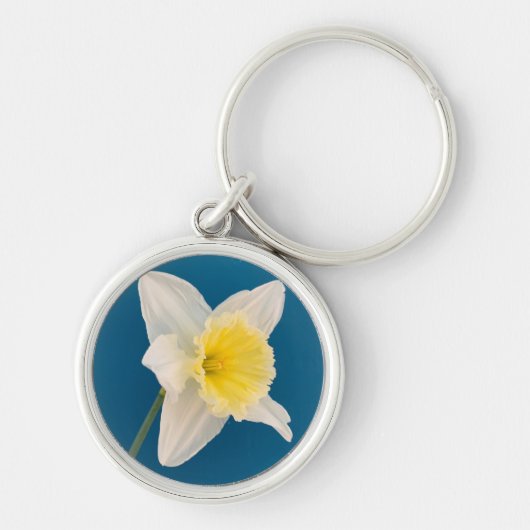 Narzisse, Blume, Frühling Schlüsselanhänger (Vorne)
