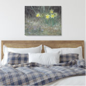 Narzisse Blume und Violetten (von Millet) Leinwanddruck (Insitu (Schlafzimmer))