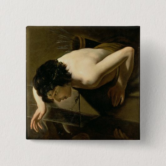 Narzisse Button (Vorderseite)