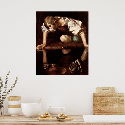 Narzisse, Caravaggio Poster (Küche)