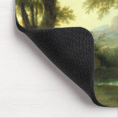 Narzisse, die seine Reflexion bewundert Mousepad (Ecke)