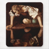 Narzisse durch Caravaggio Mousepad (Vorne)