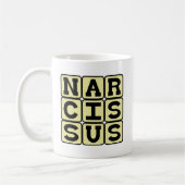 Narzisse, griechische Mythen Kaffeetasse (Links)