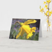 Narzisse Karte (Gelbe Blume)