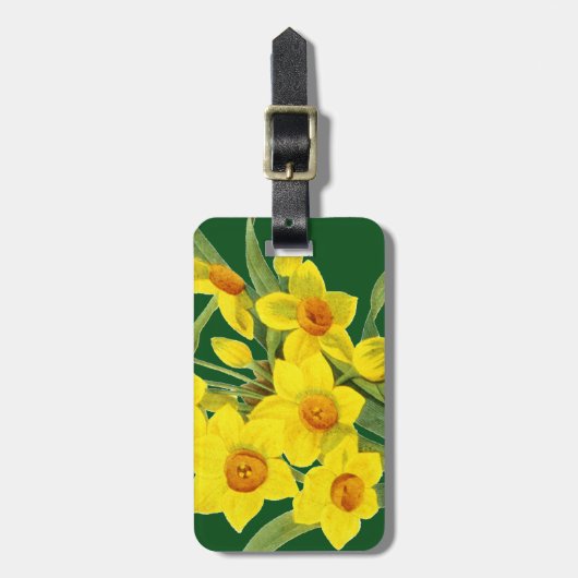 Narzisse (N Tazetta) Gepäckanhänger (Vorderseite vertikal)