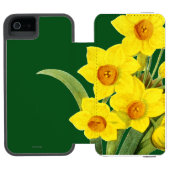 Narzisse (N Tazetta) Incipio iPhone Geldbeutel-Hülle (Folio Geöffnet)