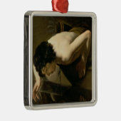 Narzisse Silbernes Ornament (Rechts)