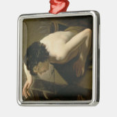 Narzisse Silbernes Ornament (Links)