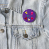 Narzisse, Tulpen und Rosen Button (Beispiel)