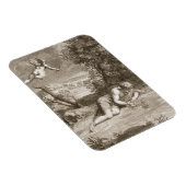 Narzisse Umwandlung in eine Blume, 1730 (engravi Magnet (Rechte Seite)