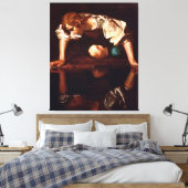Narzisse von Caravaggio (1599) Leinwanddruck (Insitu (Schlafzimmer))