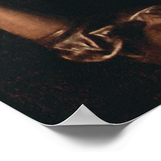 Narzisse von Caravaggio Poster (Ecke)