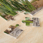 Narzissen am Ostern-Foto-Puzzlespiel mit Puzzle (Seite)