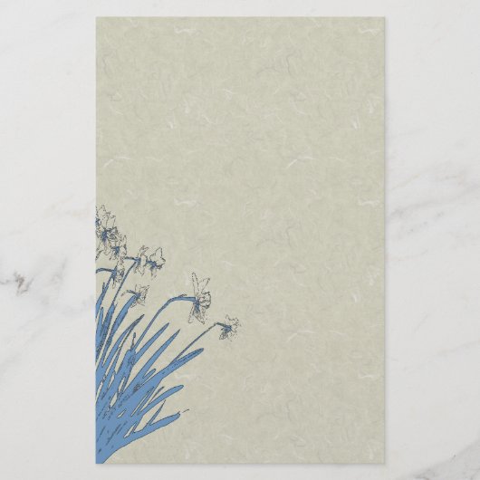 Narzissen-Blumen-Briefpapier Briefpapier (Vorderseite)