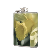 Narzissen-Blumen-Fotografie Flachmann (Links)