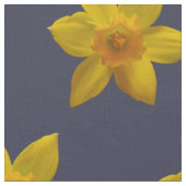 Narzissen-Blumen-Gewebe Stoff (Nahaufnahme)