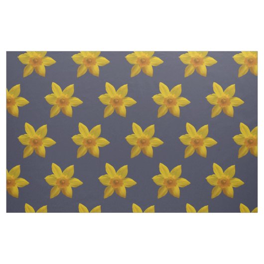 Narzissen-Blumen-Gewebe Stoff (Fat Quarter (45,7 x 55,9 cm))