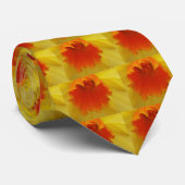 Narzissen-Blumen Krawatte (Gerollt)