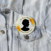 Narzissen-Gedenkfoto-Button Button (Beispiel)