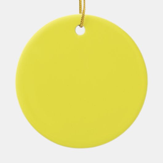 Narzissen Gelb Keramik Ornament (Vorne)