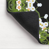 Narzissen geometrisches Mousepad (Ecke)
