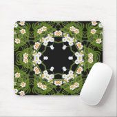 Narzissen geometrisches Mousepad (Mit Mouse)