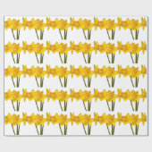 Narzissen Geschenkpapier (Flach)