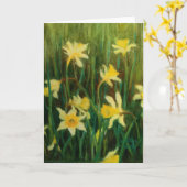 "Narzissen " Karte (Gelbe Blume)