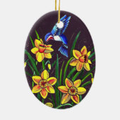 Narzissen Keramikornament (Hinten)