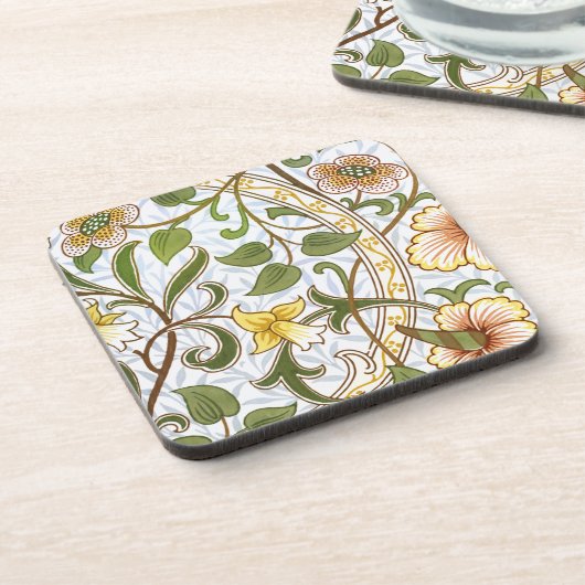 Narzissen-Muster-Korken-Untersetzer-Set Williams Getränkeuntersetzer (Linke Seite)