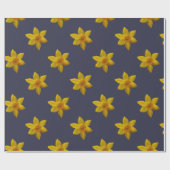 Narzissen-Packpapier Geschenkpapier (Flach)