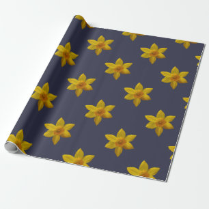 Narzissen-Packpapier Geschenkpapier